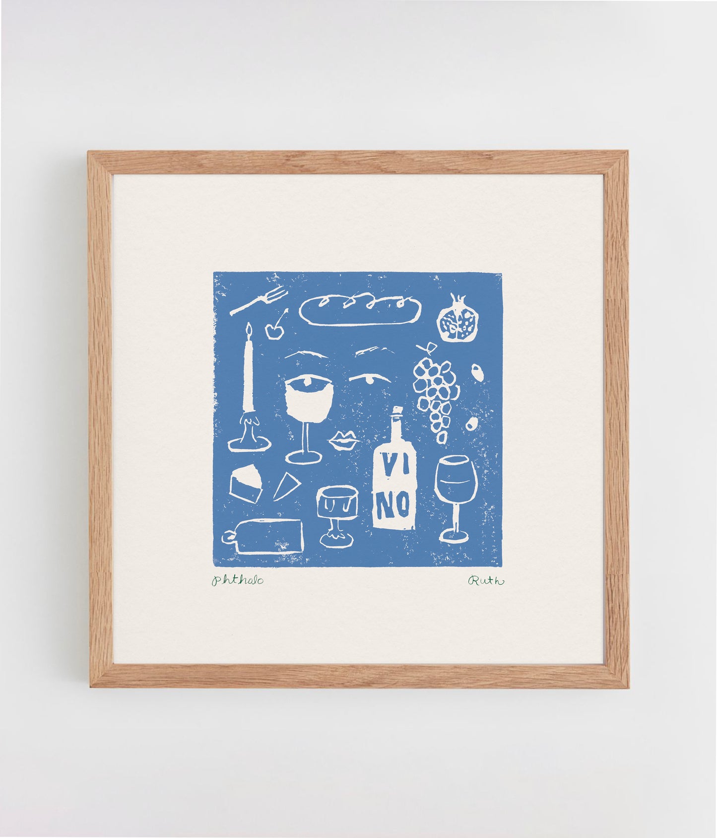 Apertivo Art print - French Blue