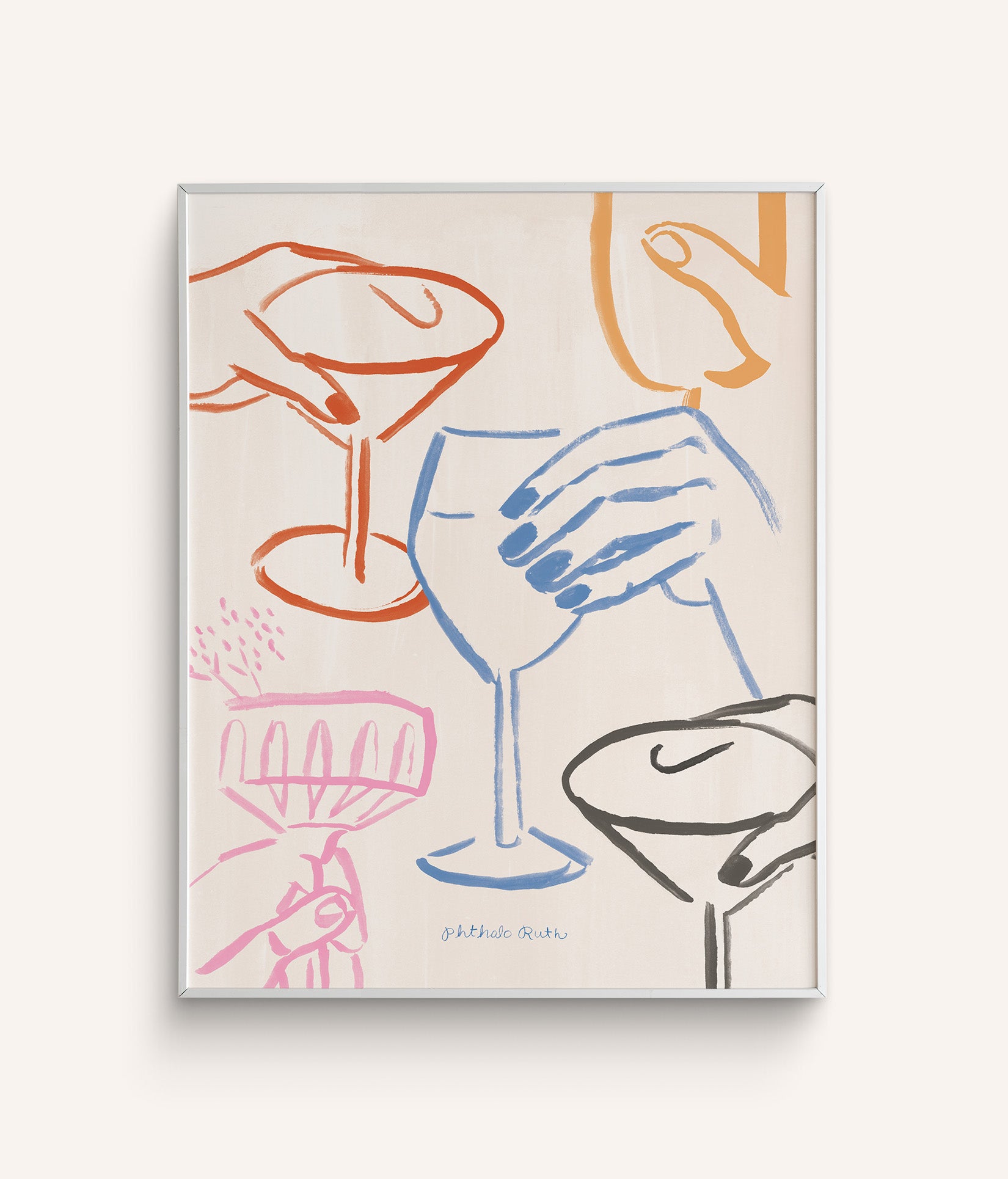 Cheers Cocktail Print