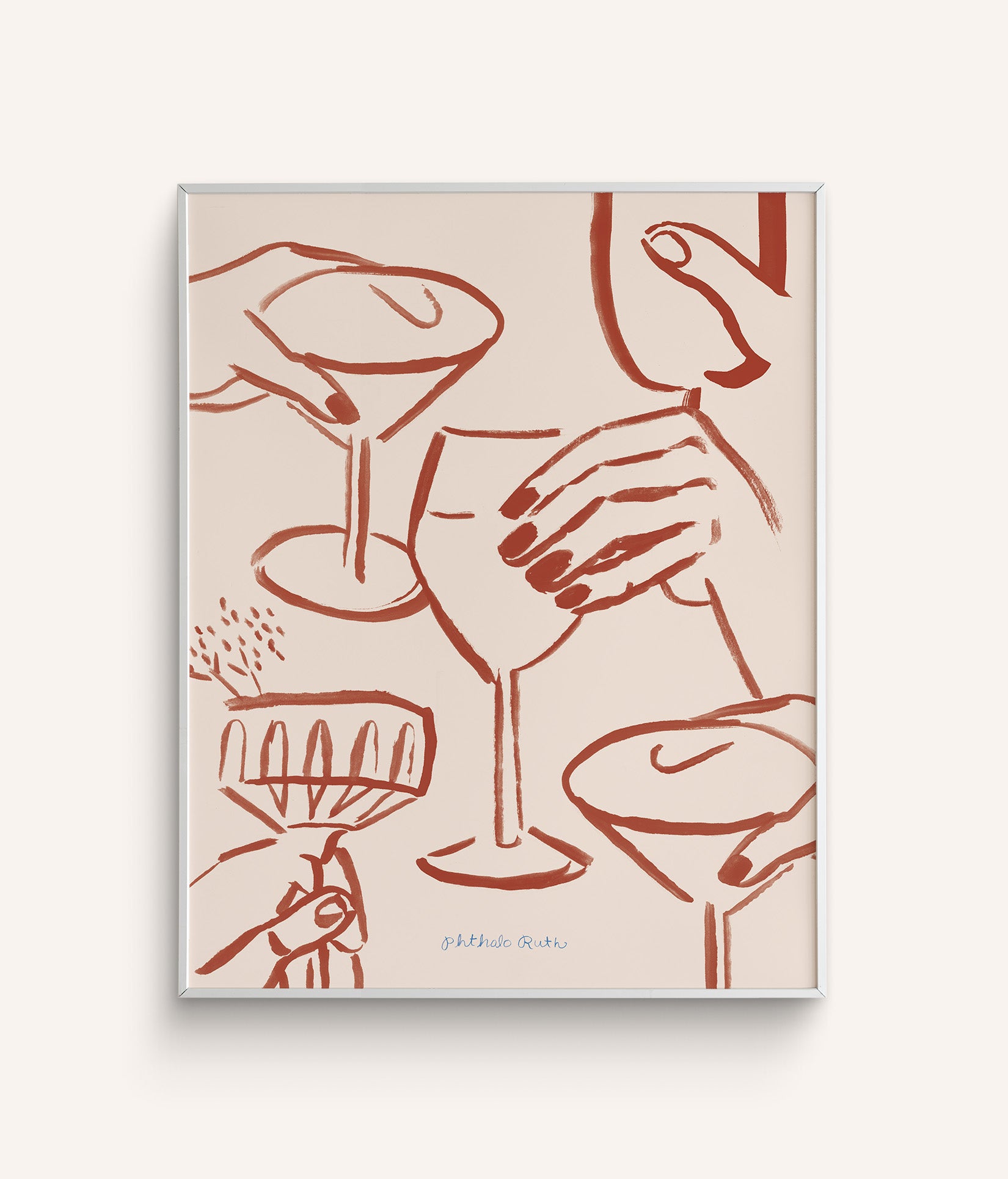 Cheers Cocktail Print