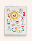 "Diner Breakfast" Art Print