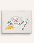 Cafe Cup Personalized Art Print