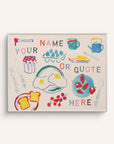 Country Kitchen Personalized Art Print