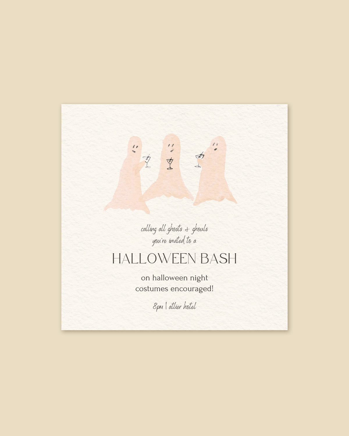 Sippin' Spirits Invitation Template