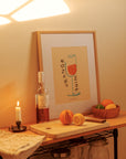 "Orange Wine" Art Print