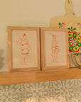 Miss Dinner Party Mini Art Print