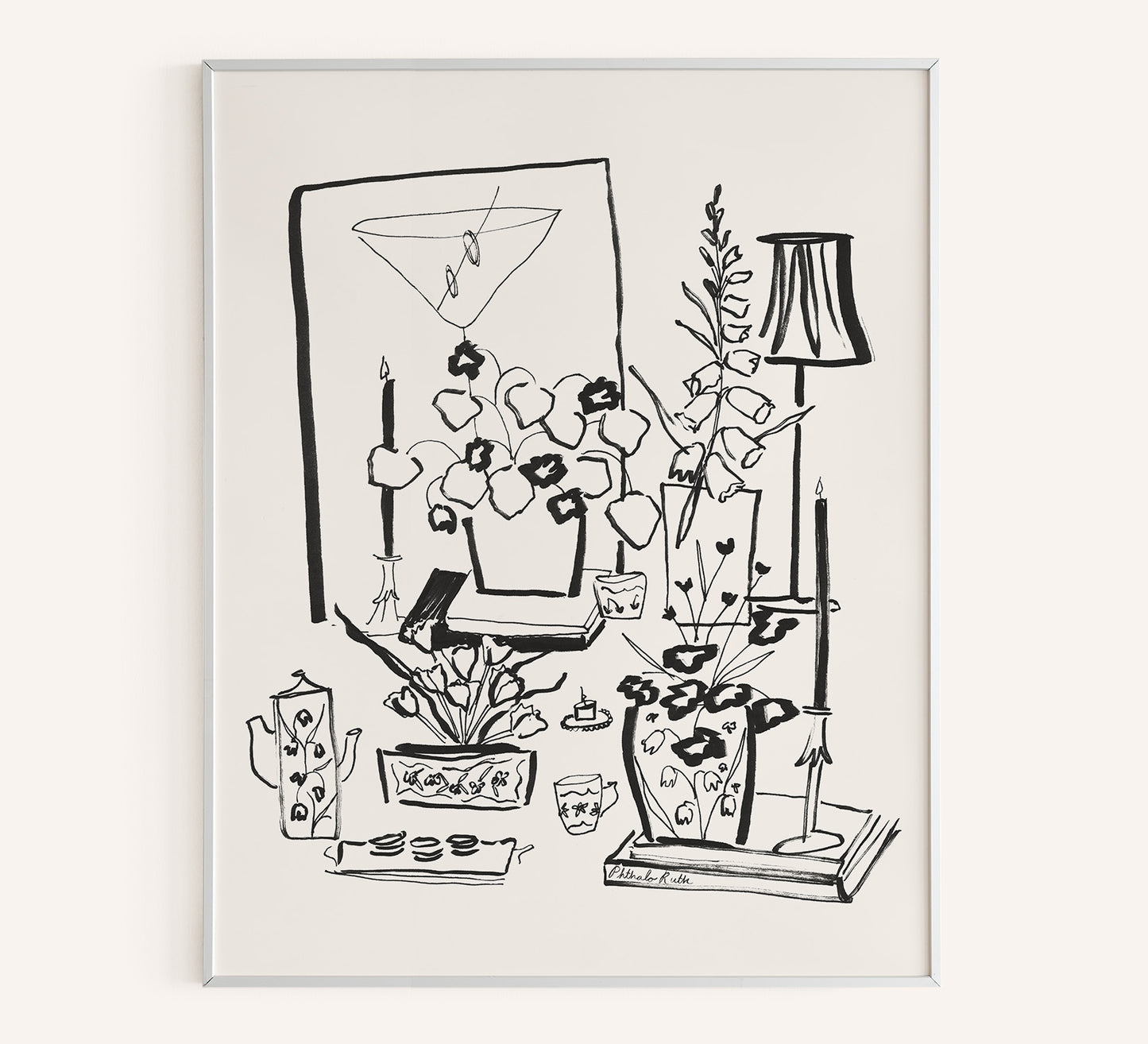 "Tea First" Art Print