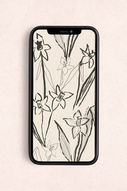"Daffodil" Wallpaper Digital Download