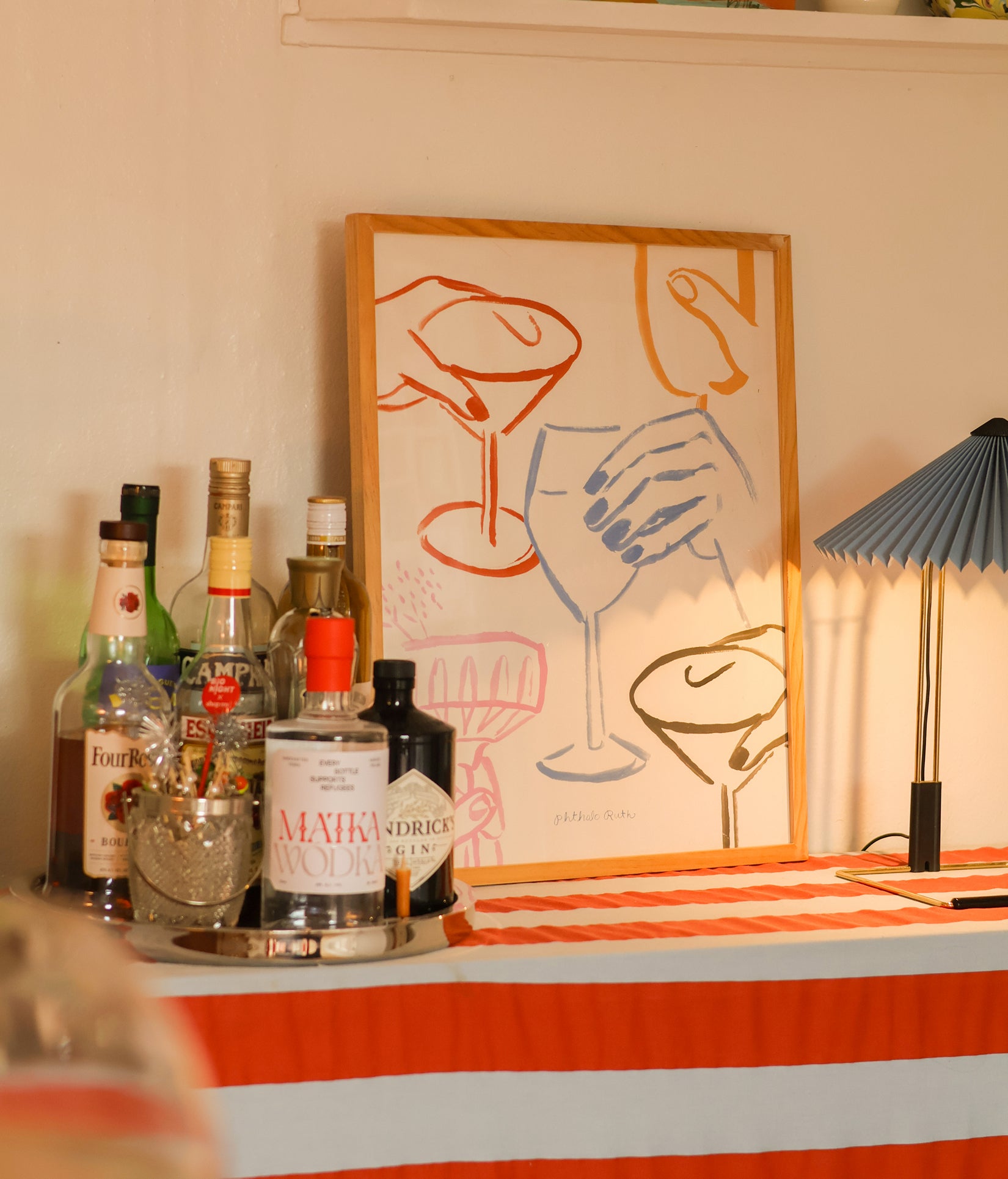 Cheers Cocktail Print