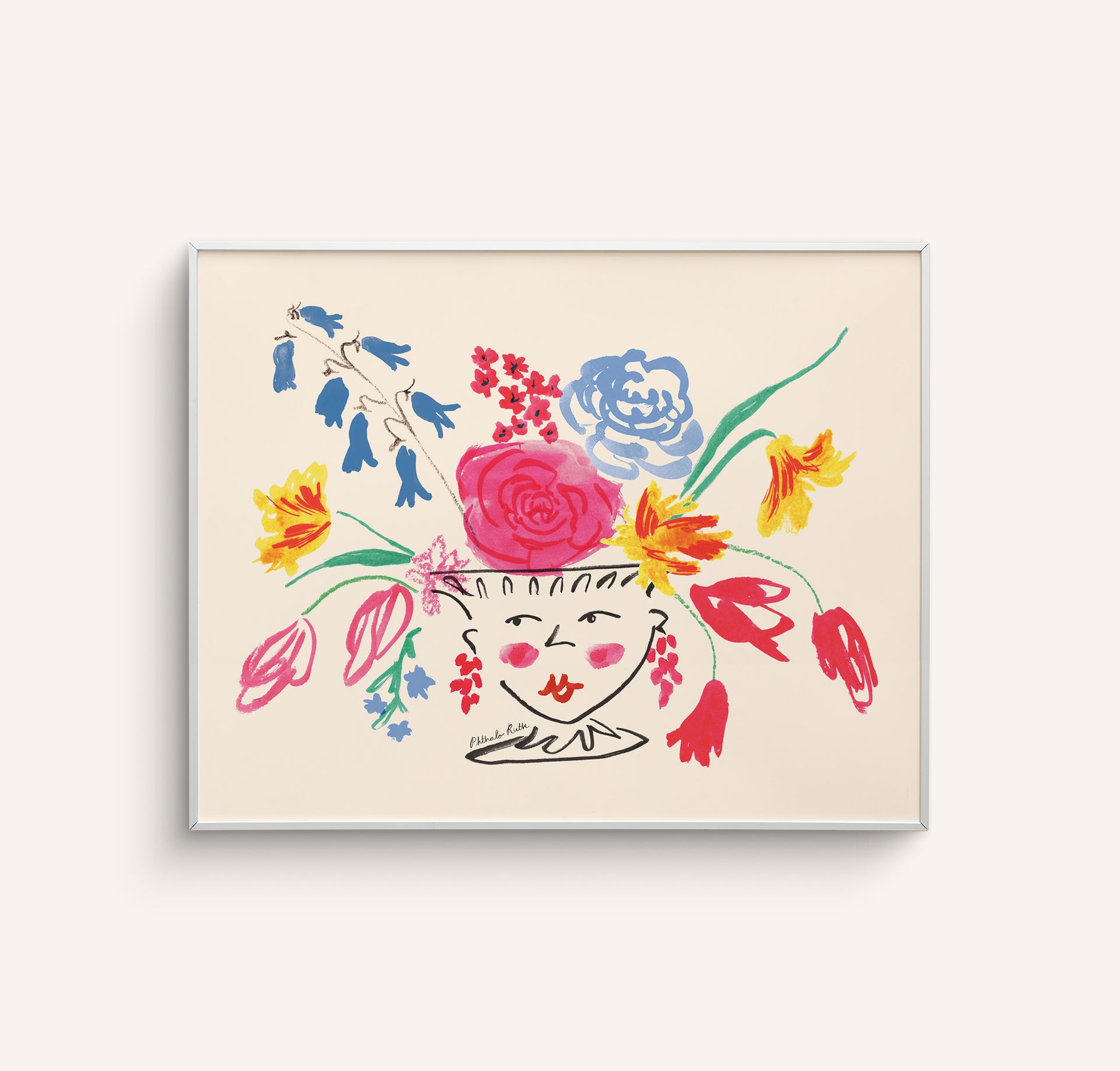 "Blooming Vase" Art Print - 16 x 20
