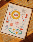 "Diner Breakfast" Art Print