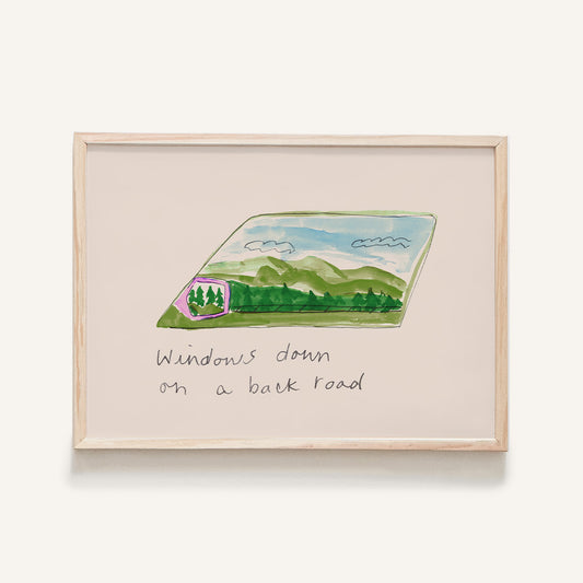 "Car Views" Mini Art Print