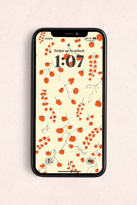 "Tomato Canopy" Wallpaper Digital Download