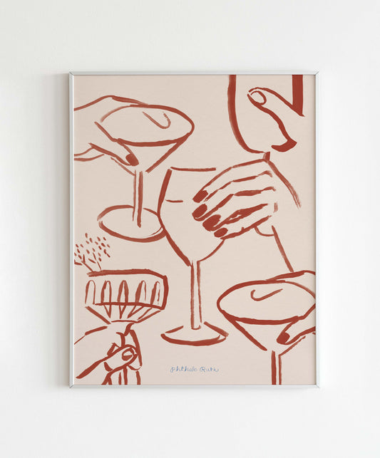 Cheers Art Print