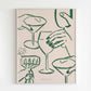 Cheers Art Print - Phthalo Green