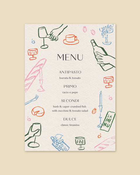 Dinner Party Welcome Sign Template – Phthalo Ruth