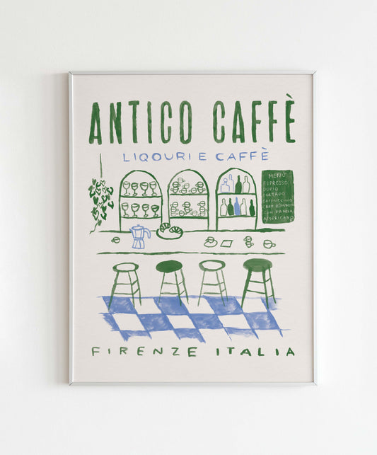 Antico Caffe Art Print