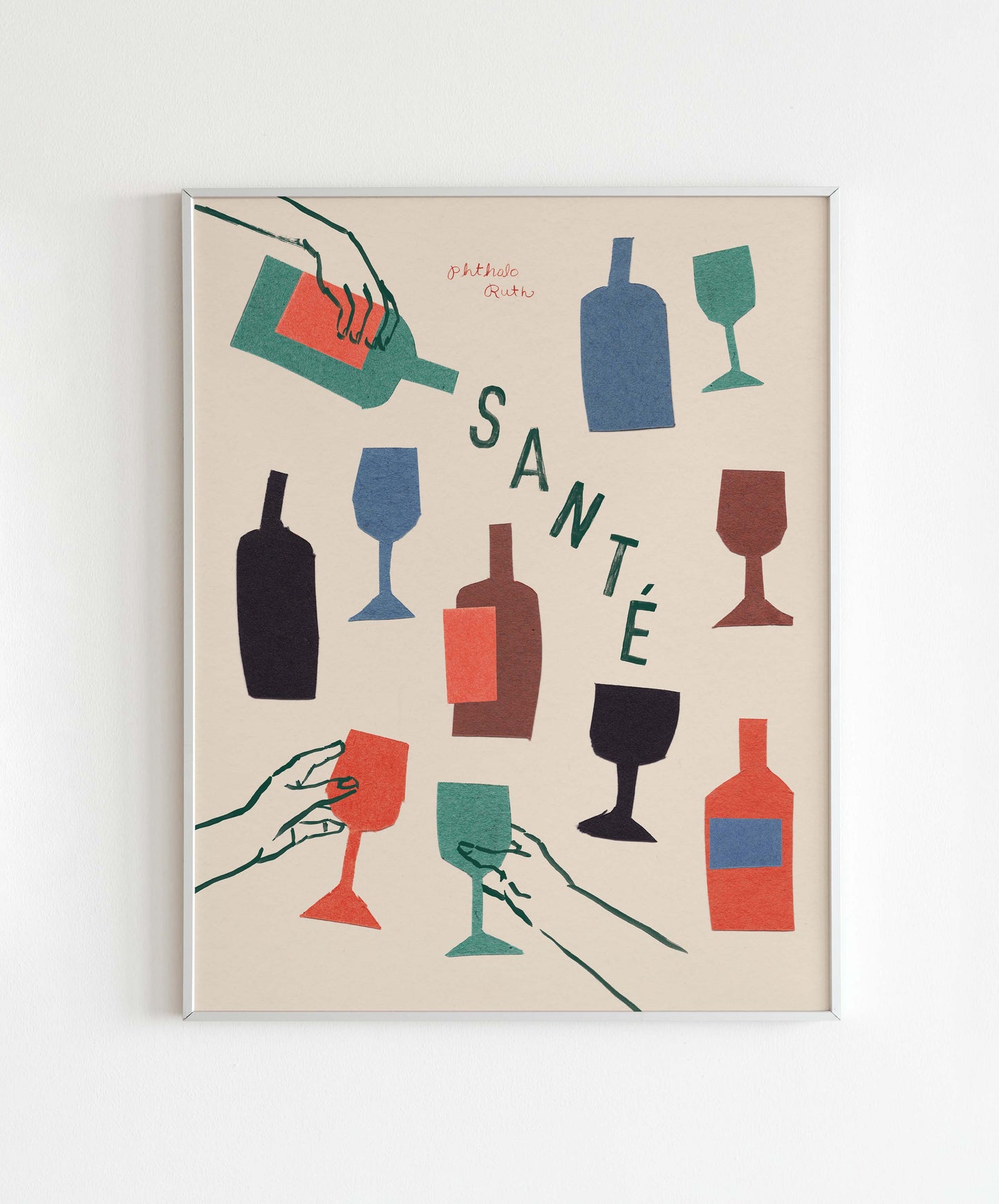 Santé Art Print